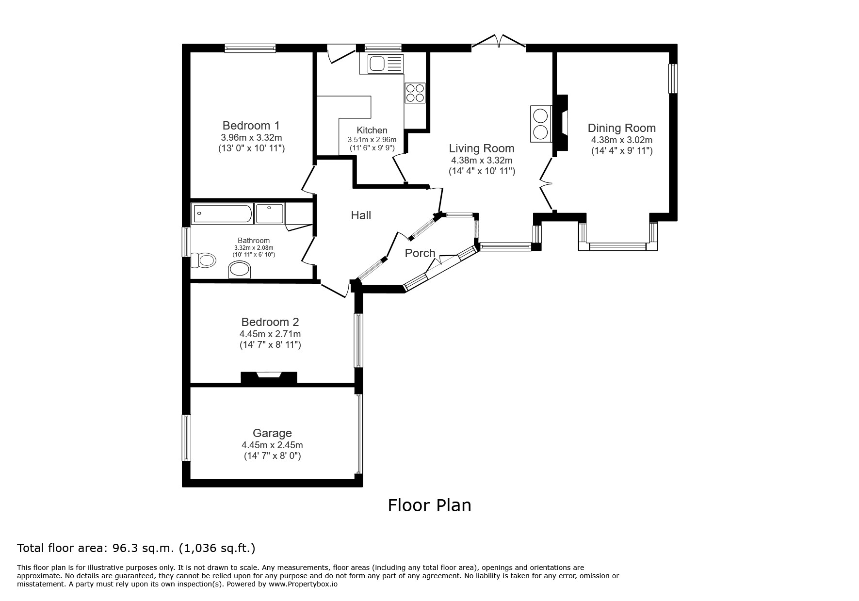 Raywood, Croeshowell Lane, Wrexham floorplan