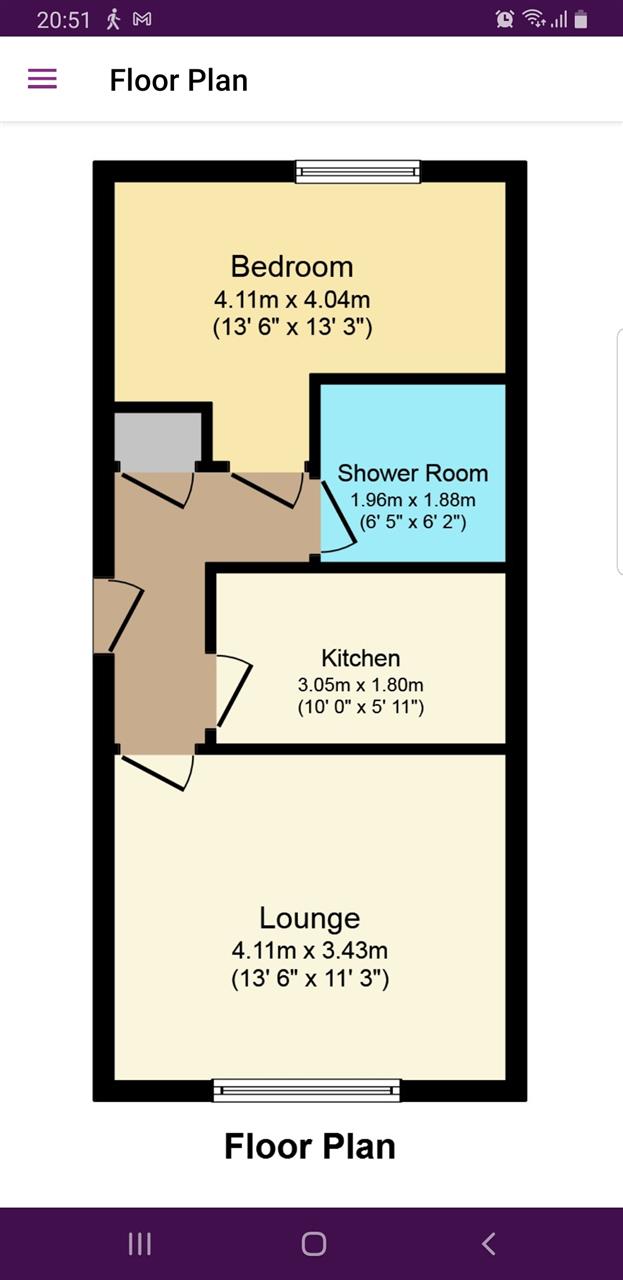 Old Shettleston Road, Shettleston, Glasgow G32, 1 bedroom flat to rent