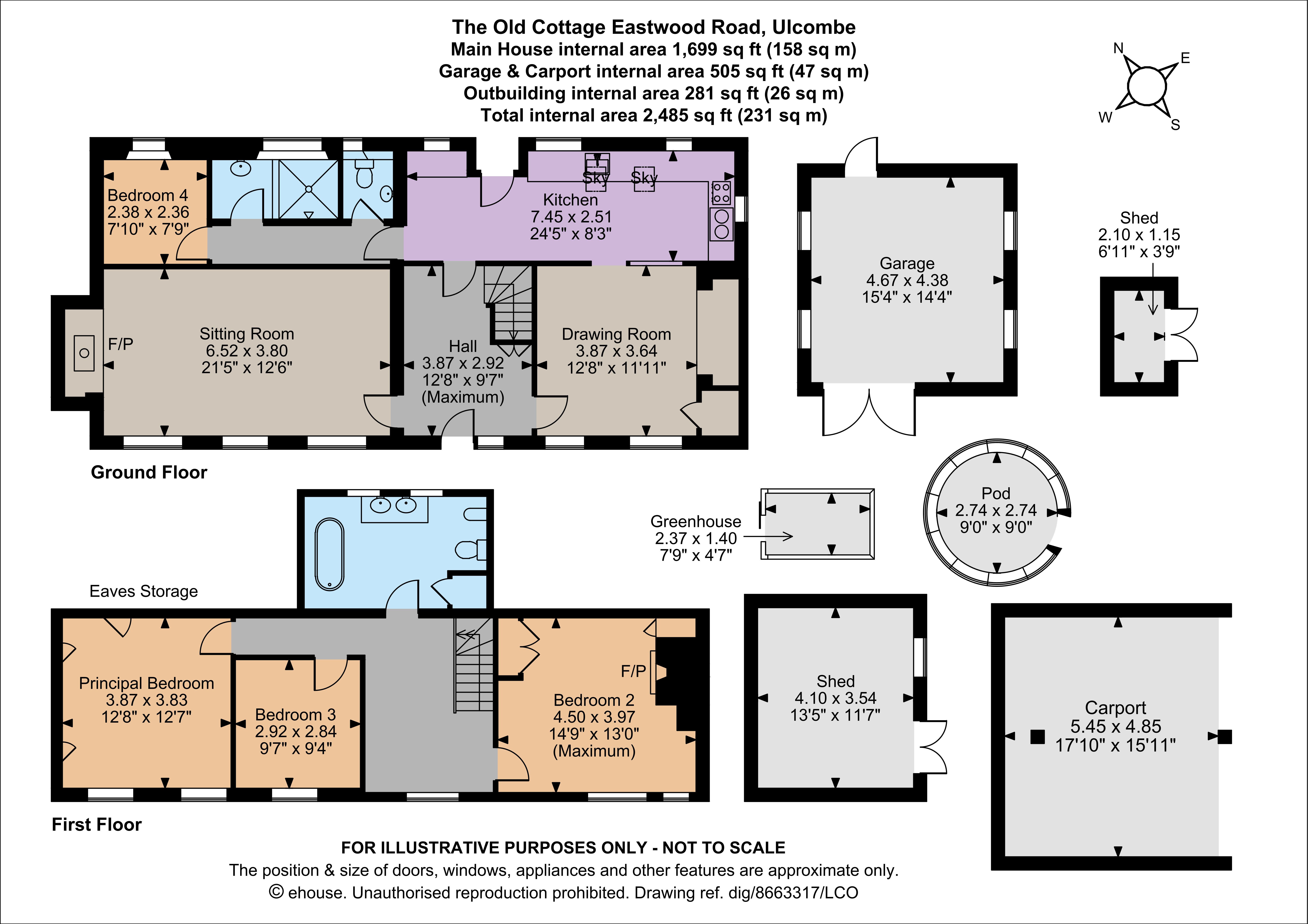 The Old Cottage,, Eastwood Road, Maidstone floorplan