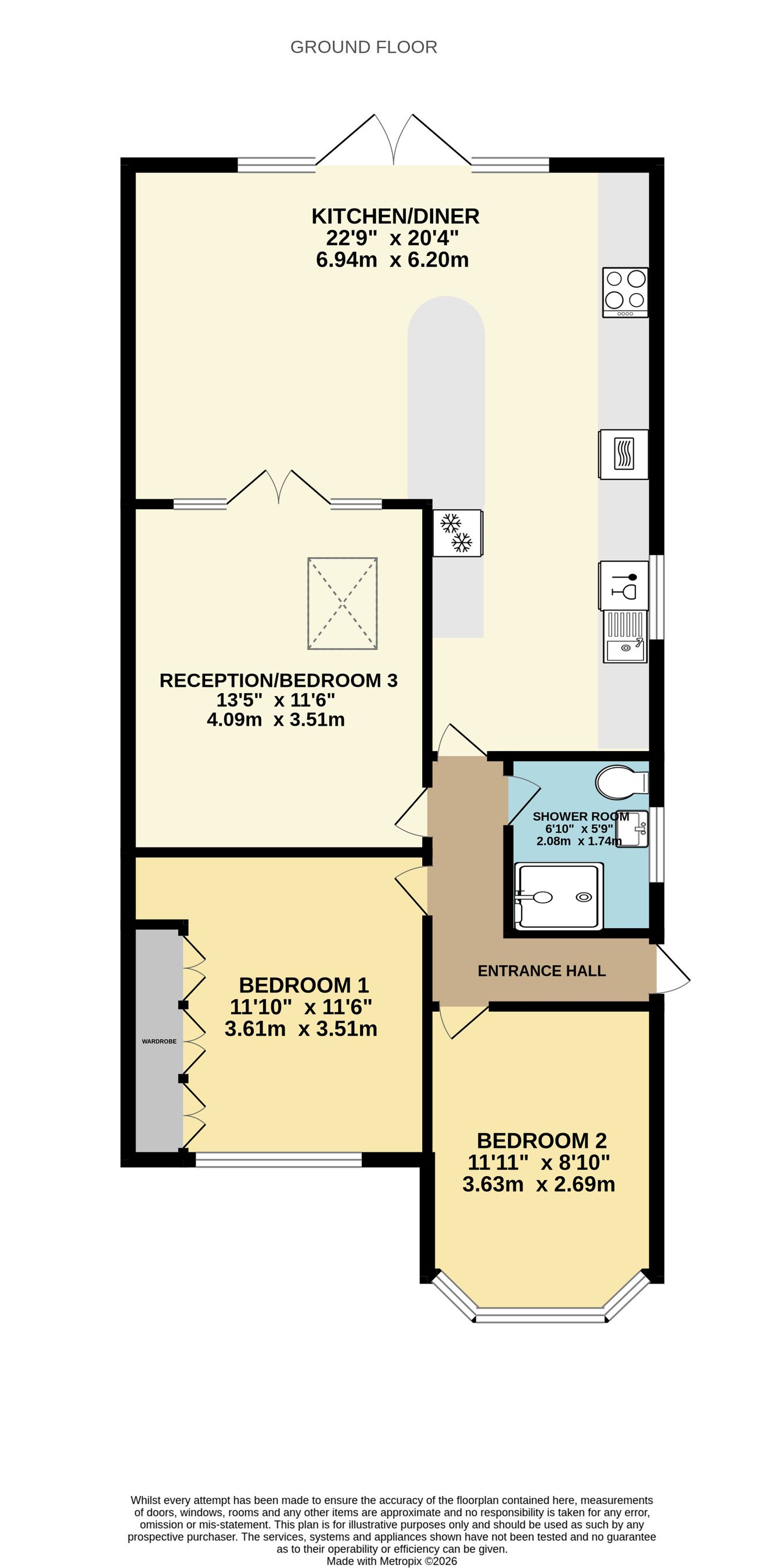 Arlington Road, Ashford floorplan