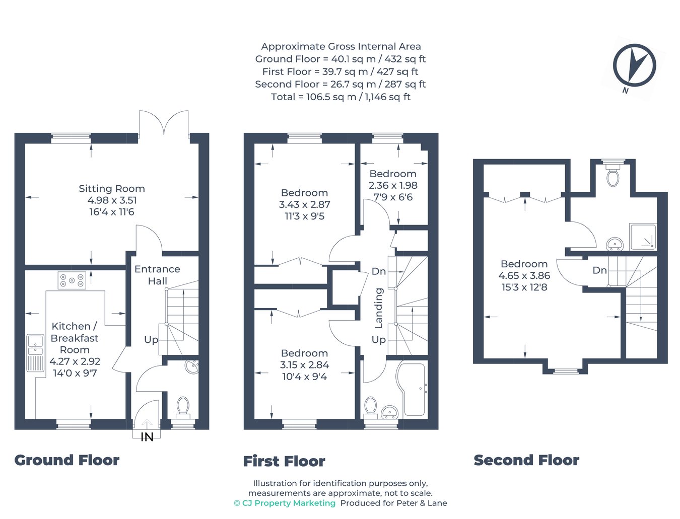 10, Kingfisher Close, St Neots floorplan