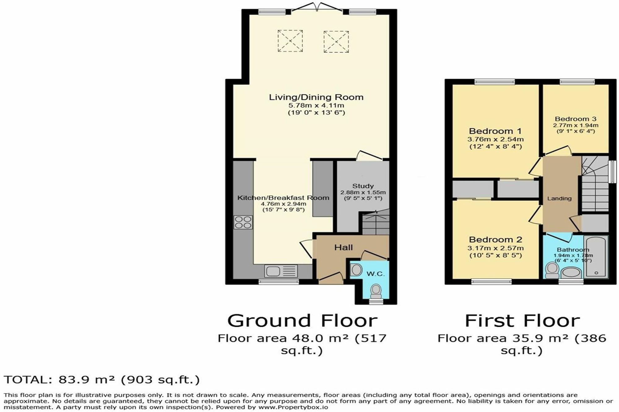 5 Brambles Chase, Northwich floorplan