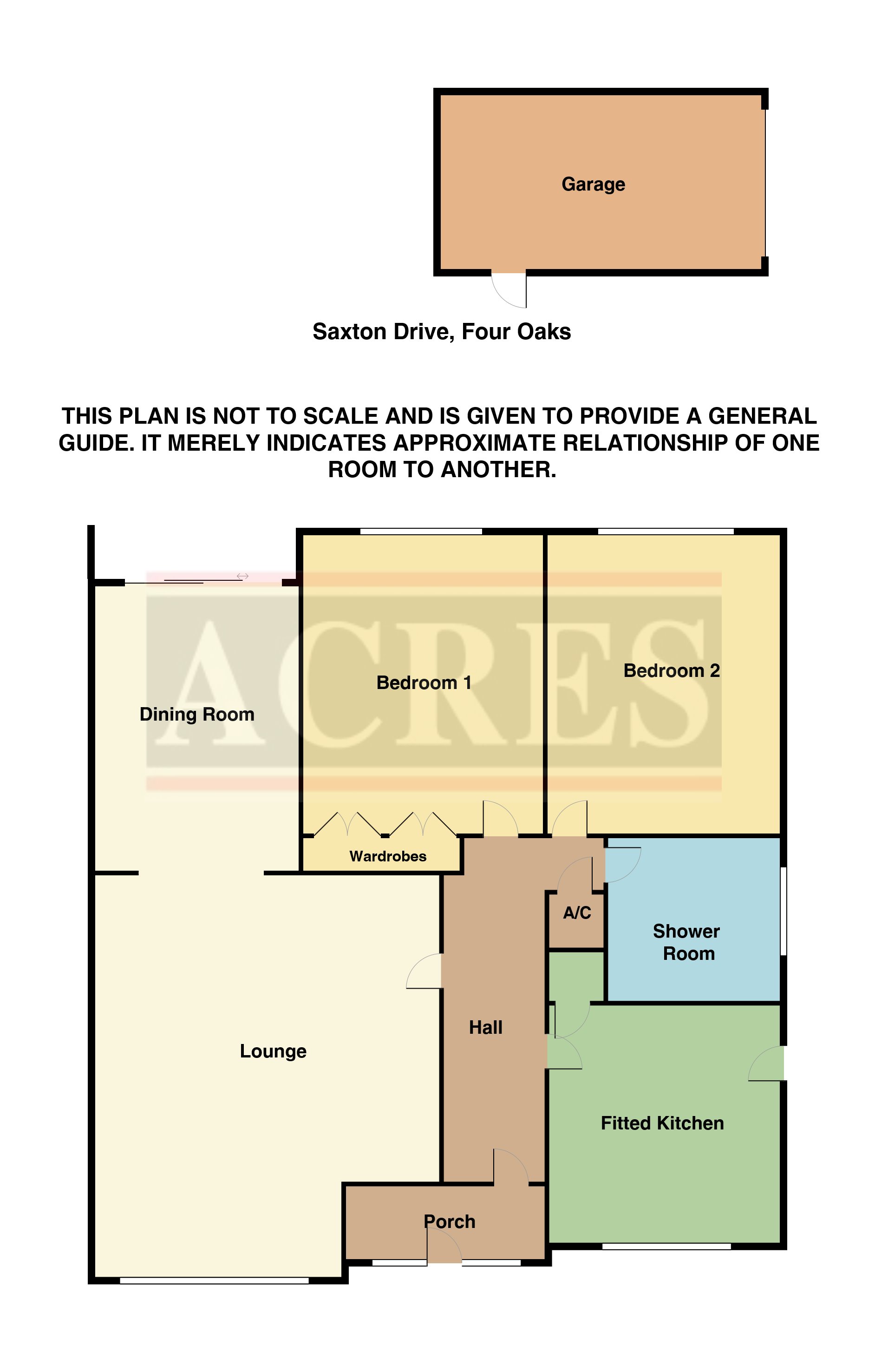 2 Bedrooms Detached bungalow for sale in Saxton Drive, Sutton Coldfield B74