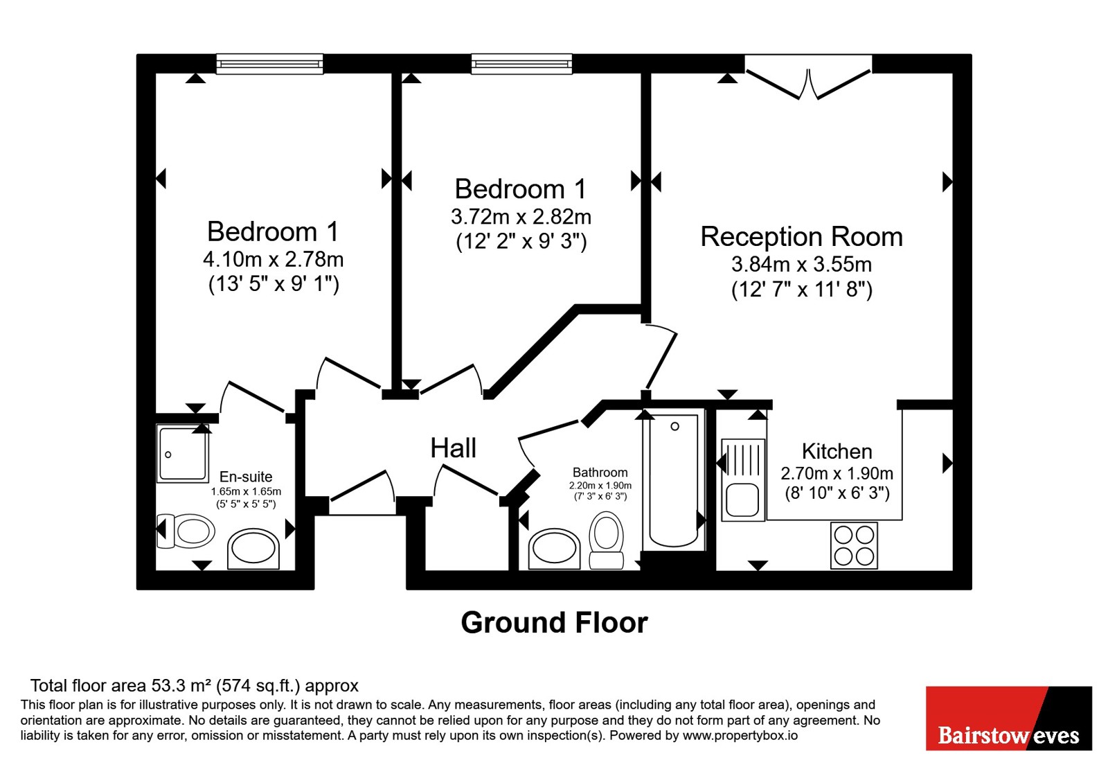 Apartment 24, Bodiam Hall, 9, Lower Ford Street, West Midlands floorplan