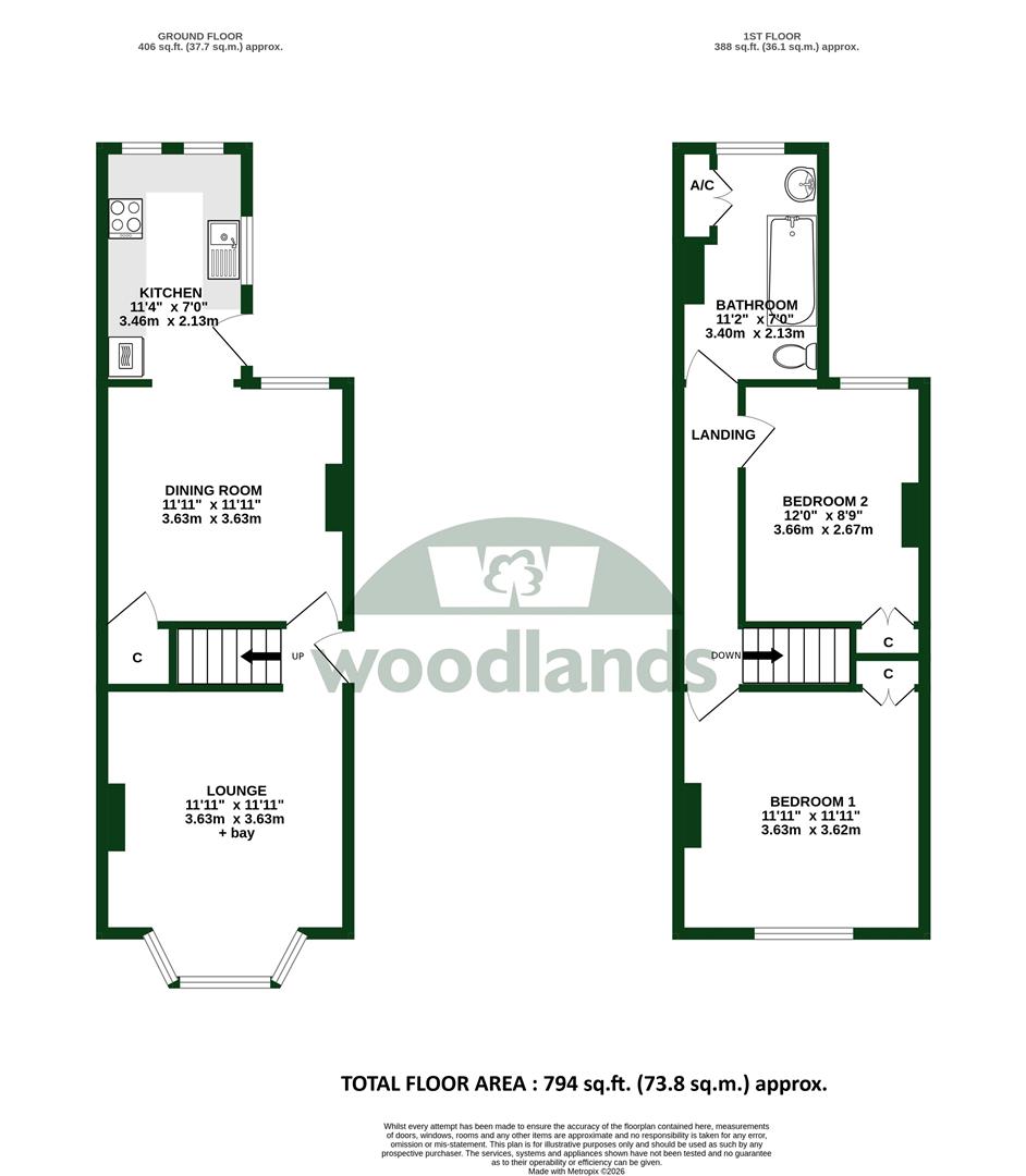 61, Frenches Road, Redhill floorplan