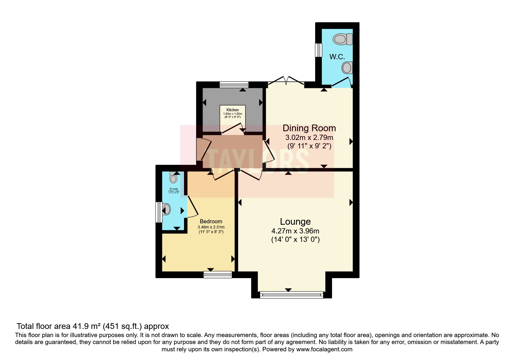 4A, Hillborough Road, Bedfordshire floorplan