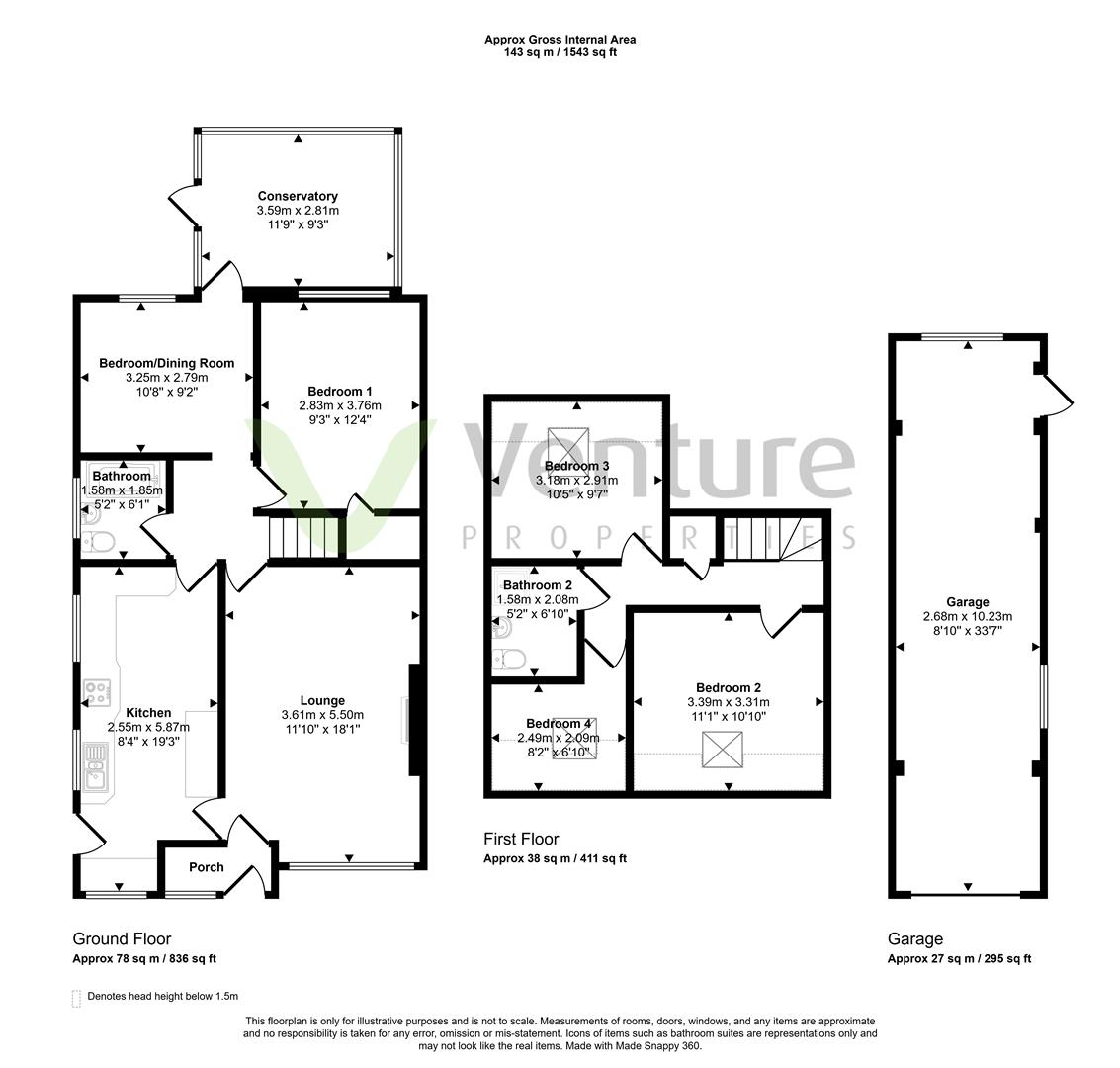 9, Dorset Drive, Darlington floorplan