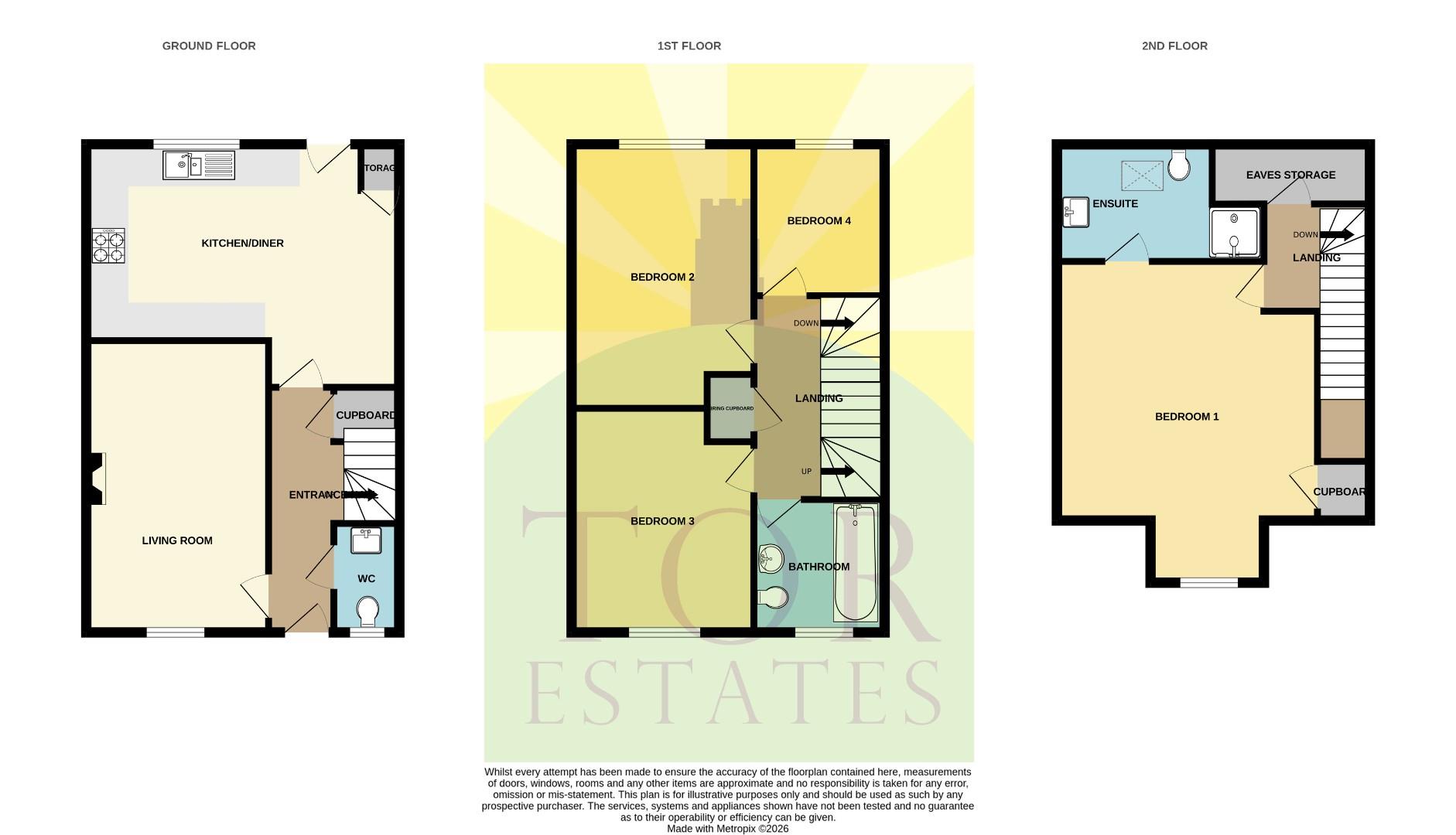 53, Fern Road, Langport floorplan