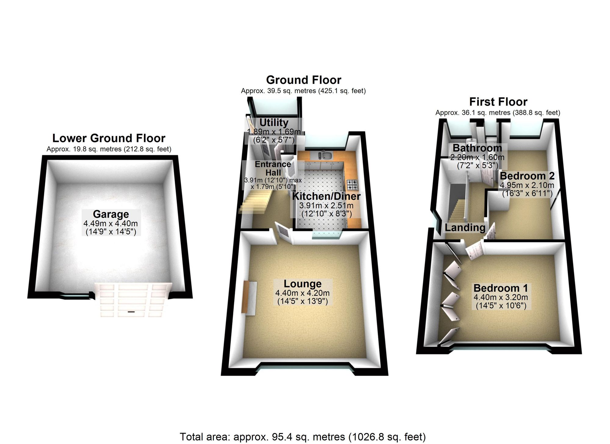 21 Helmton Drive, Sheffield floorplan