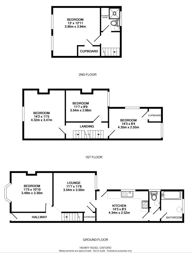 Henry Road, Oxford floorplan
