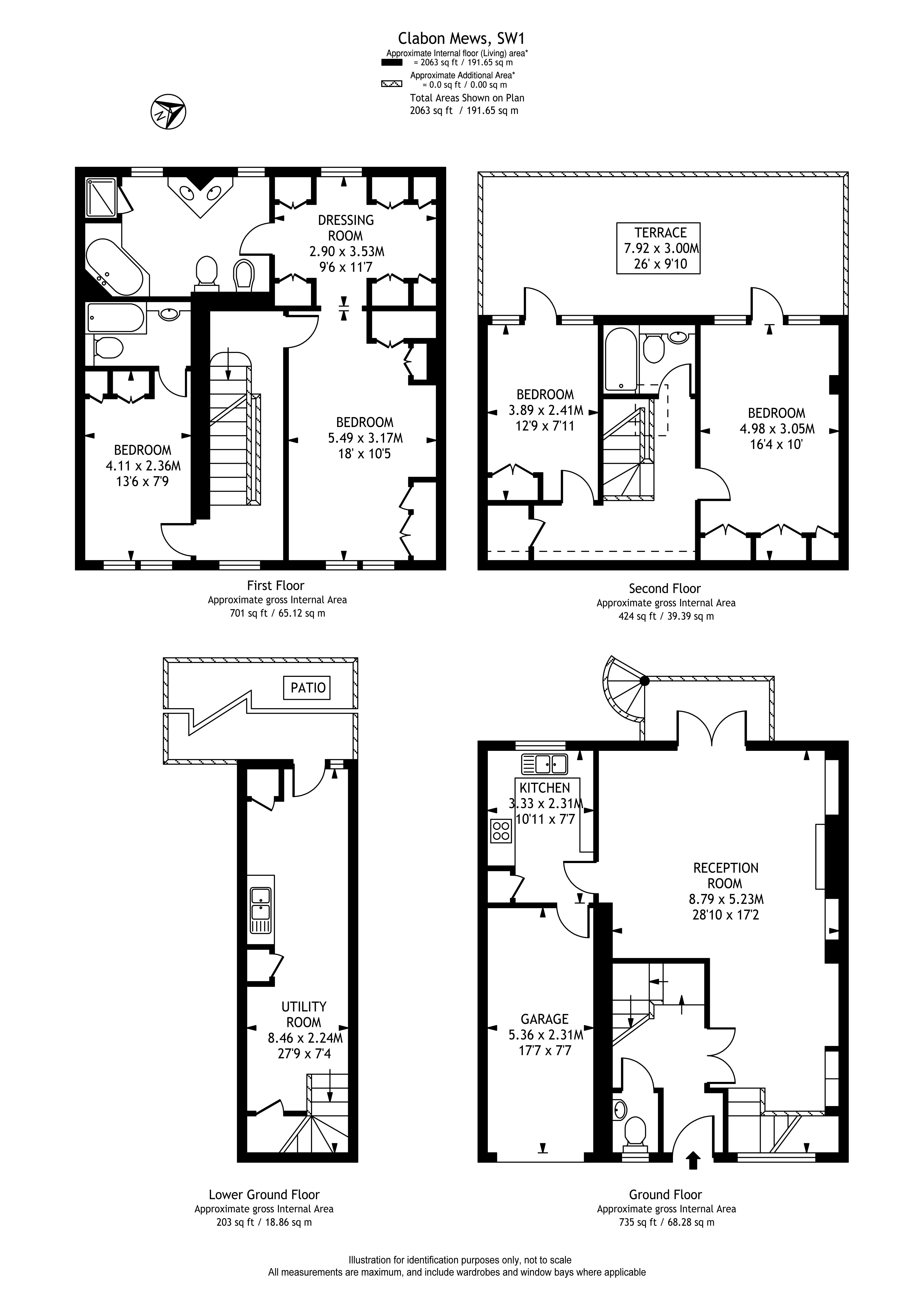 4 Bedrooms  to rent in Clabon Mews, London SW1X