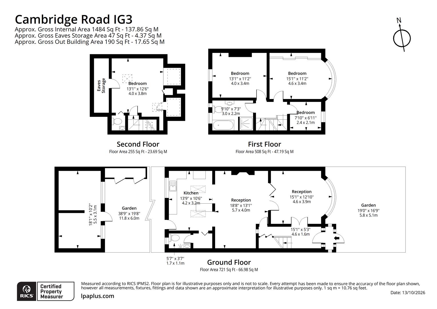 Cambridge Road, Ilford floorplan