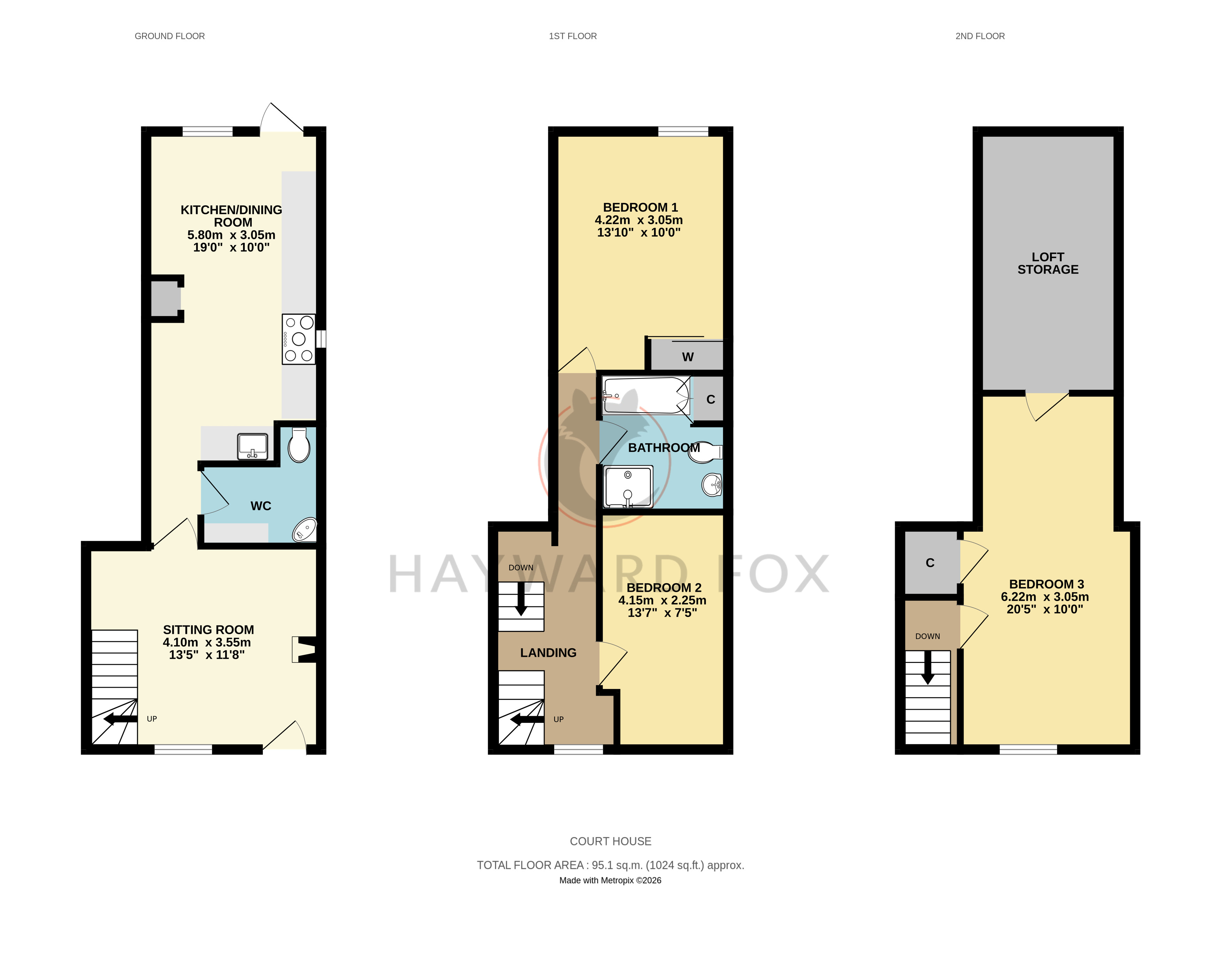 Court House,, Captains Row, Hampshire floorplan