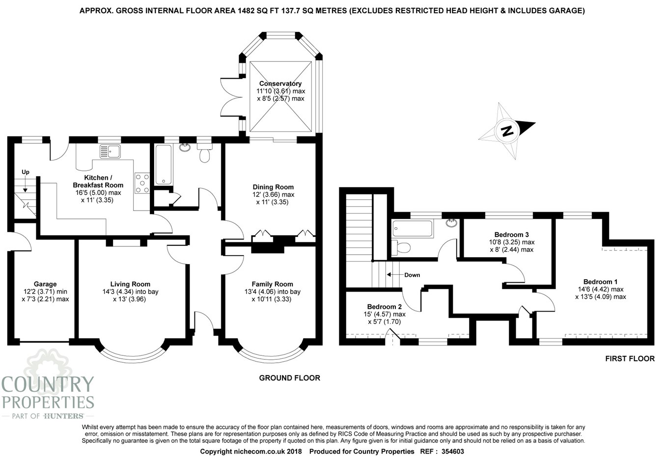 3 Bedrooms Detached house for sale in High View, Hitchin SG5