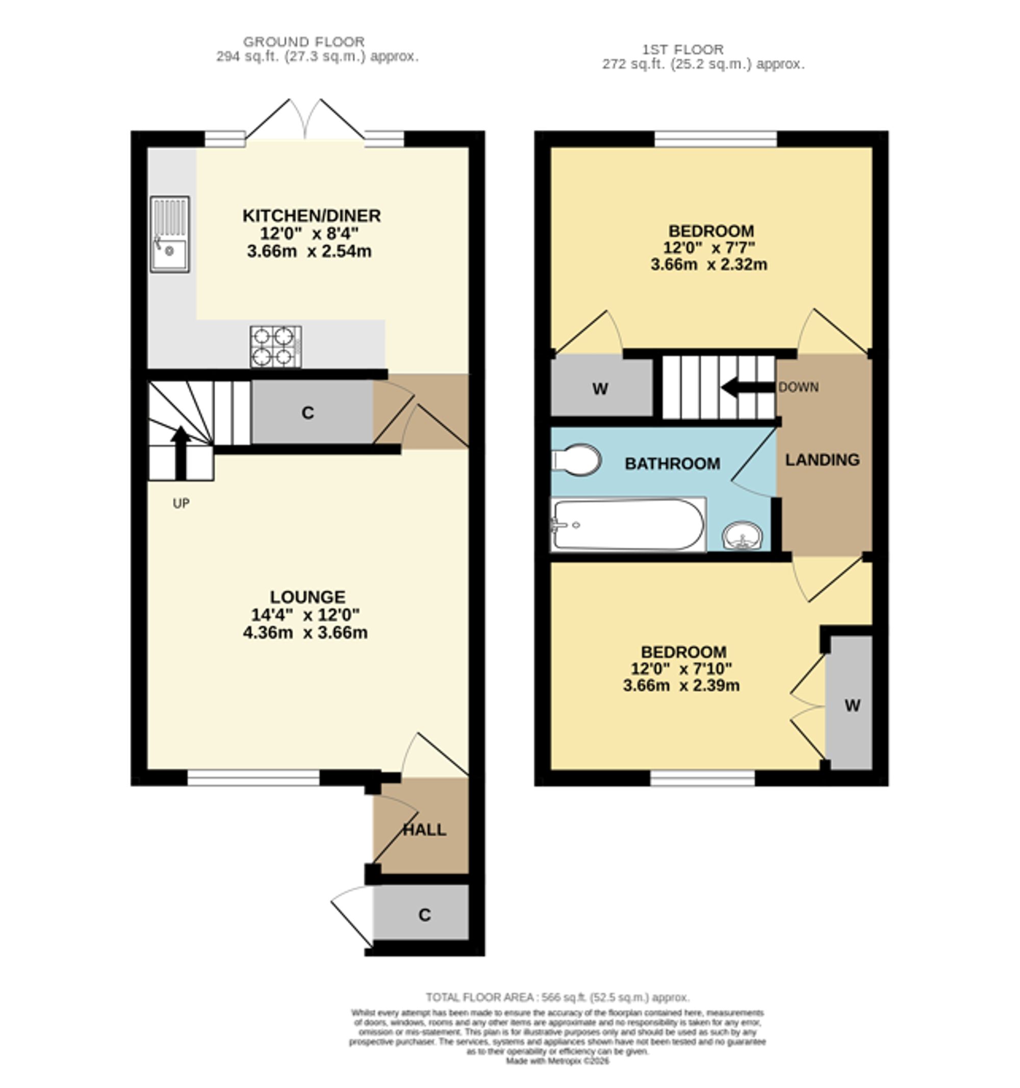 39 Martley Gardens, Southampton floorplan