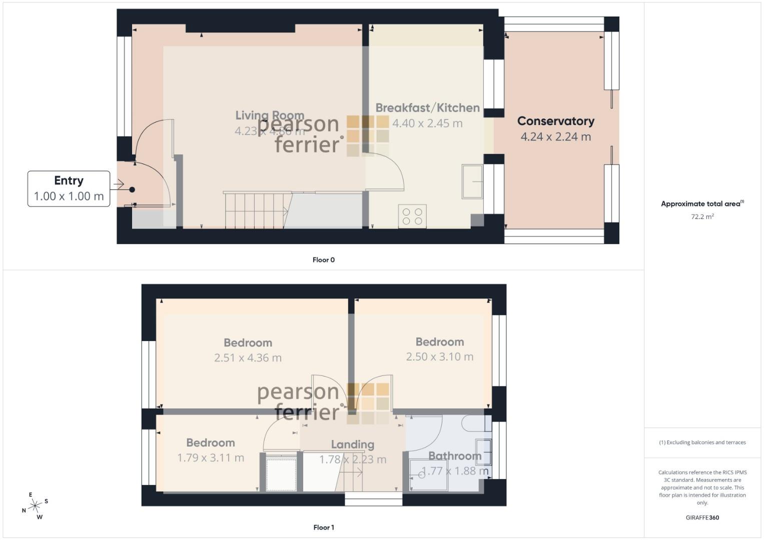 3, Acres Street, Bury floorplan