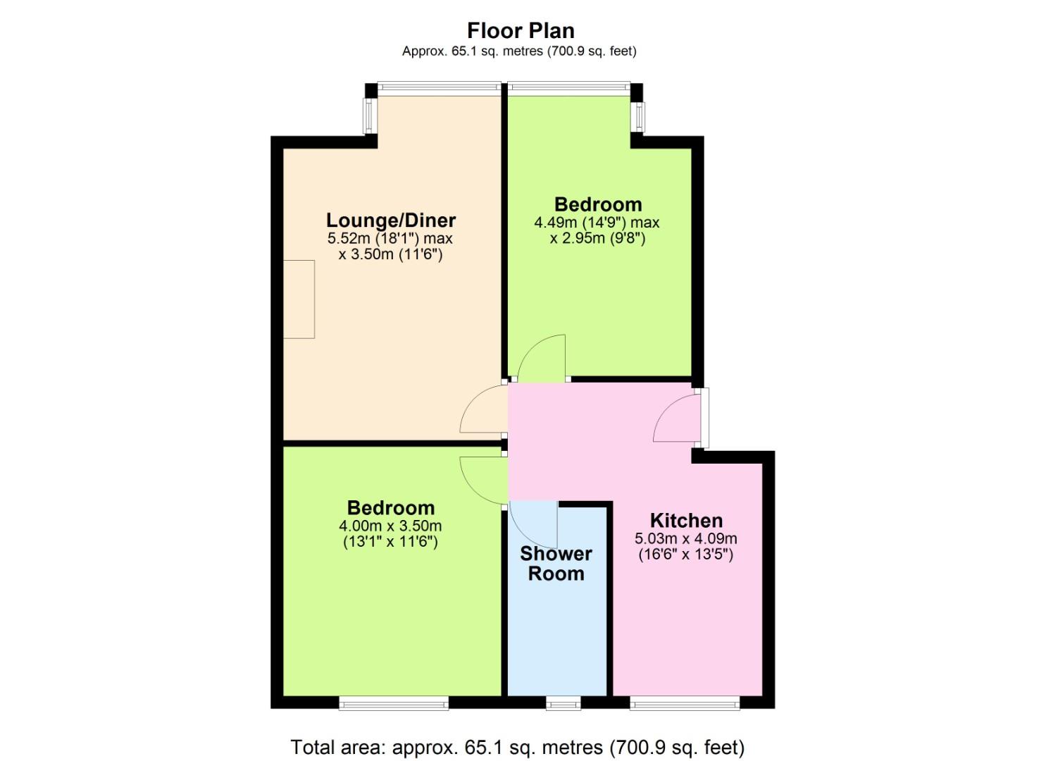 4, Goodwood Court, Kingsthorpe Road, Hove floorplan