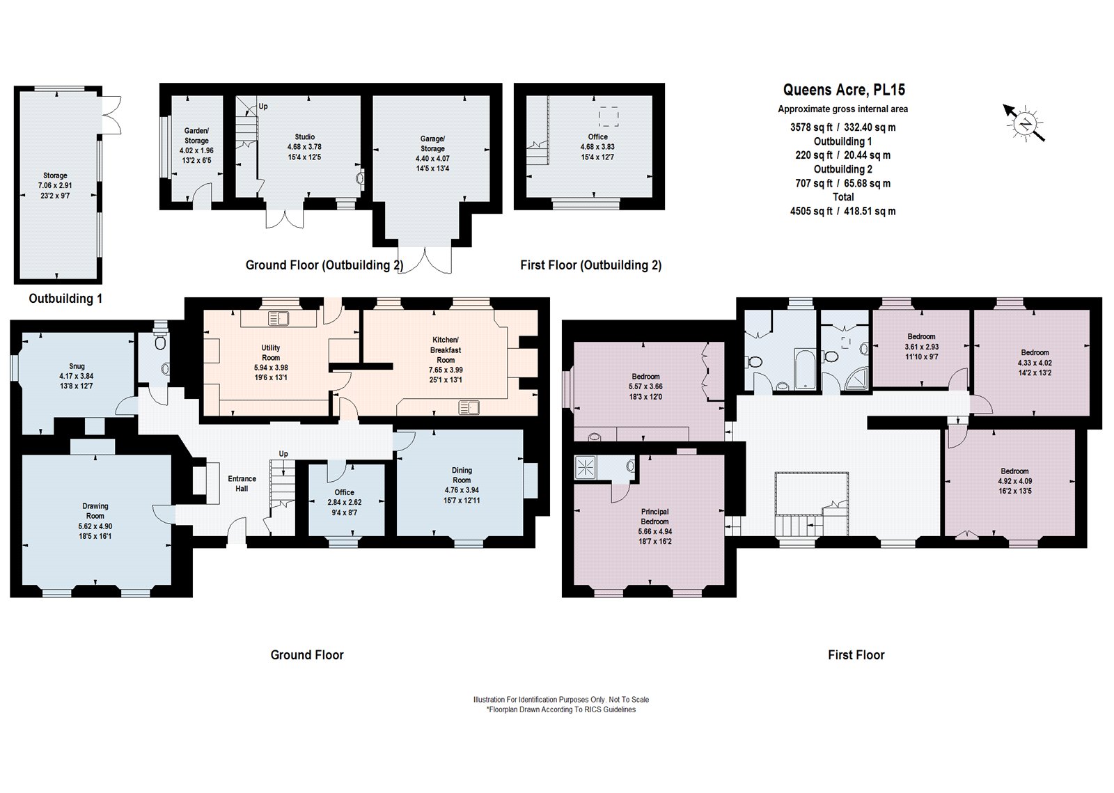 Queens Acre,, Boyton, Cornwall floorplan