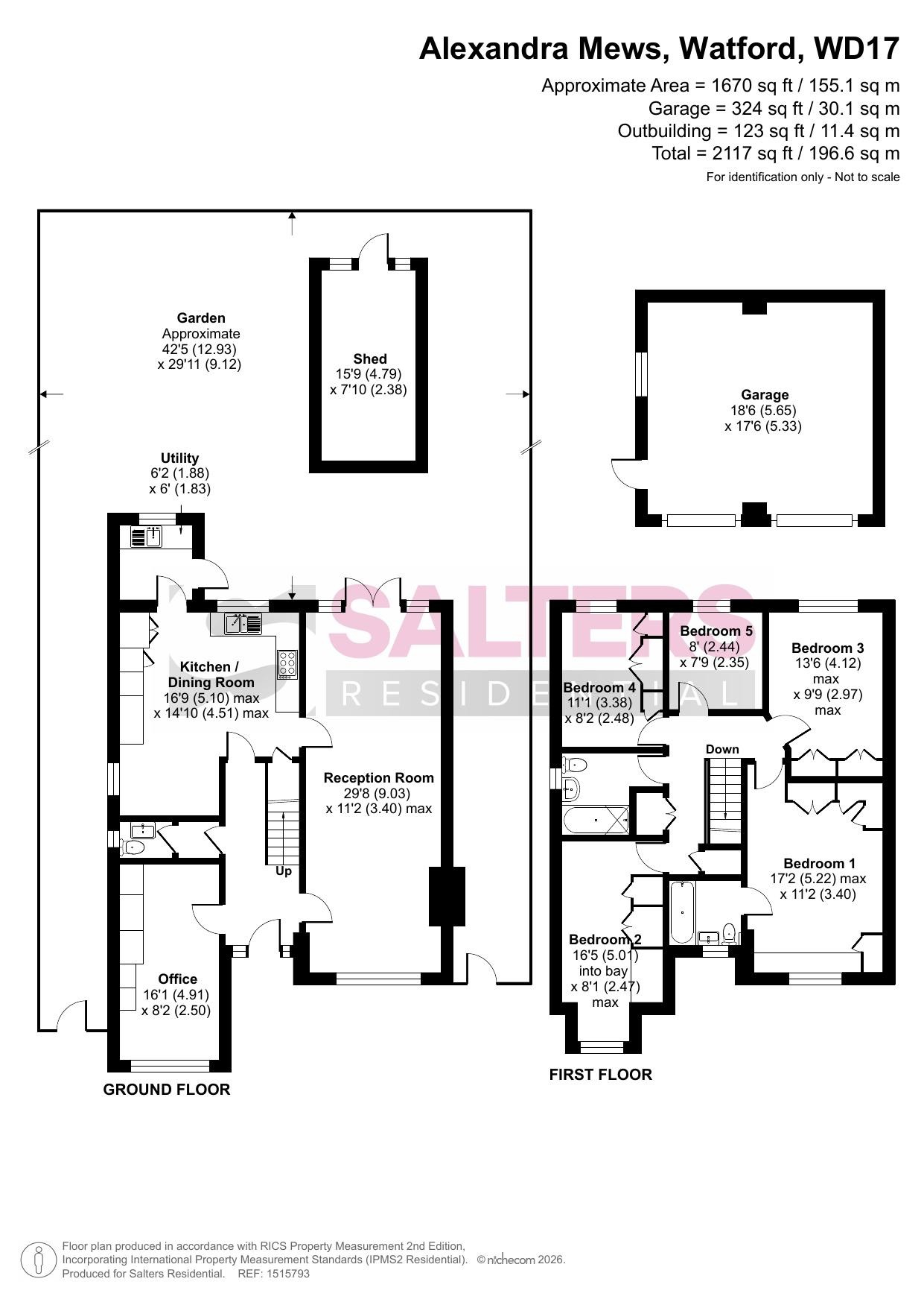 2 Alexandra Mews, Watford floorplan