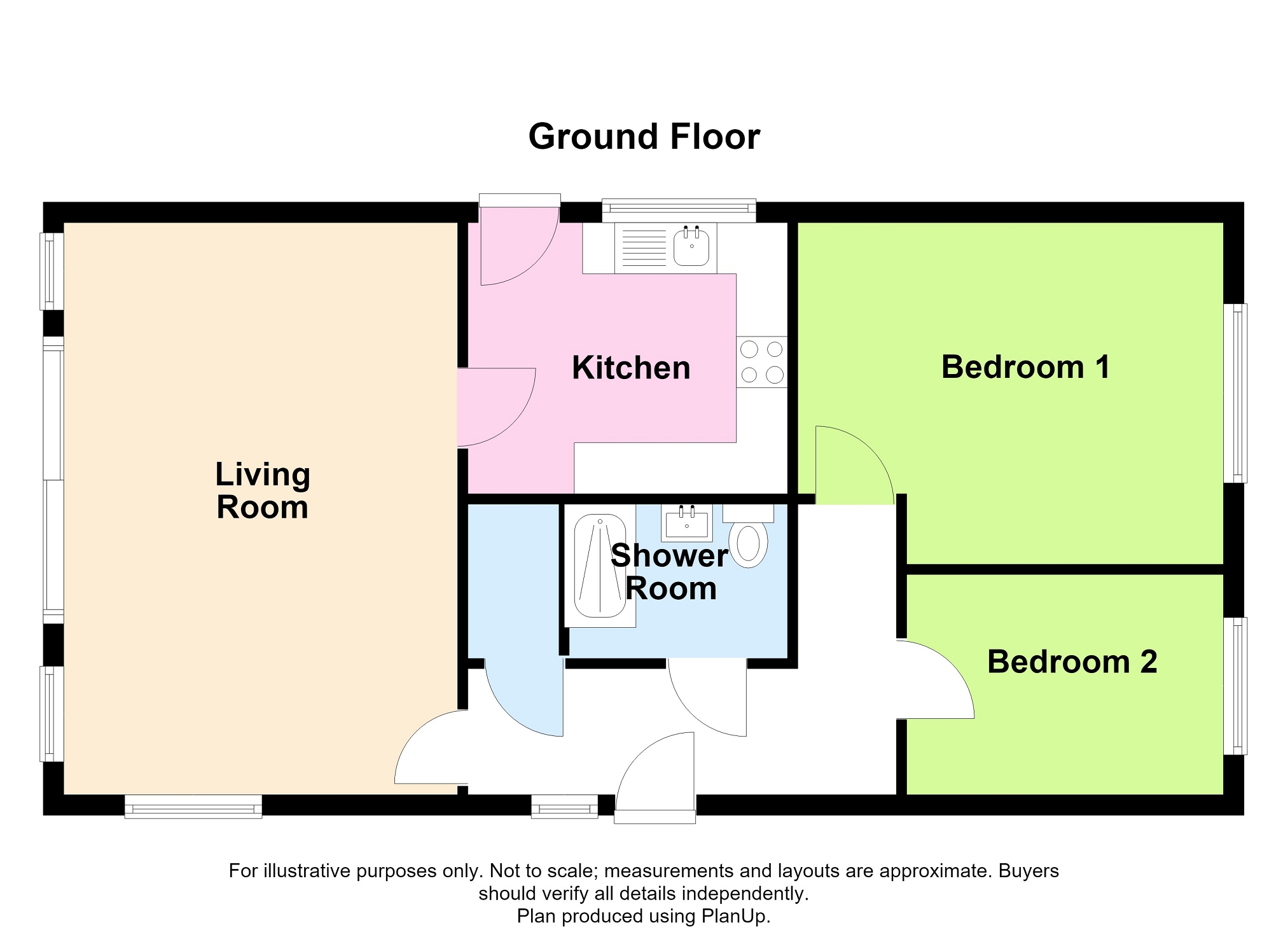 1, Llys Graig Arw, Godregraig floorplan