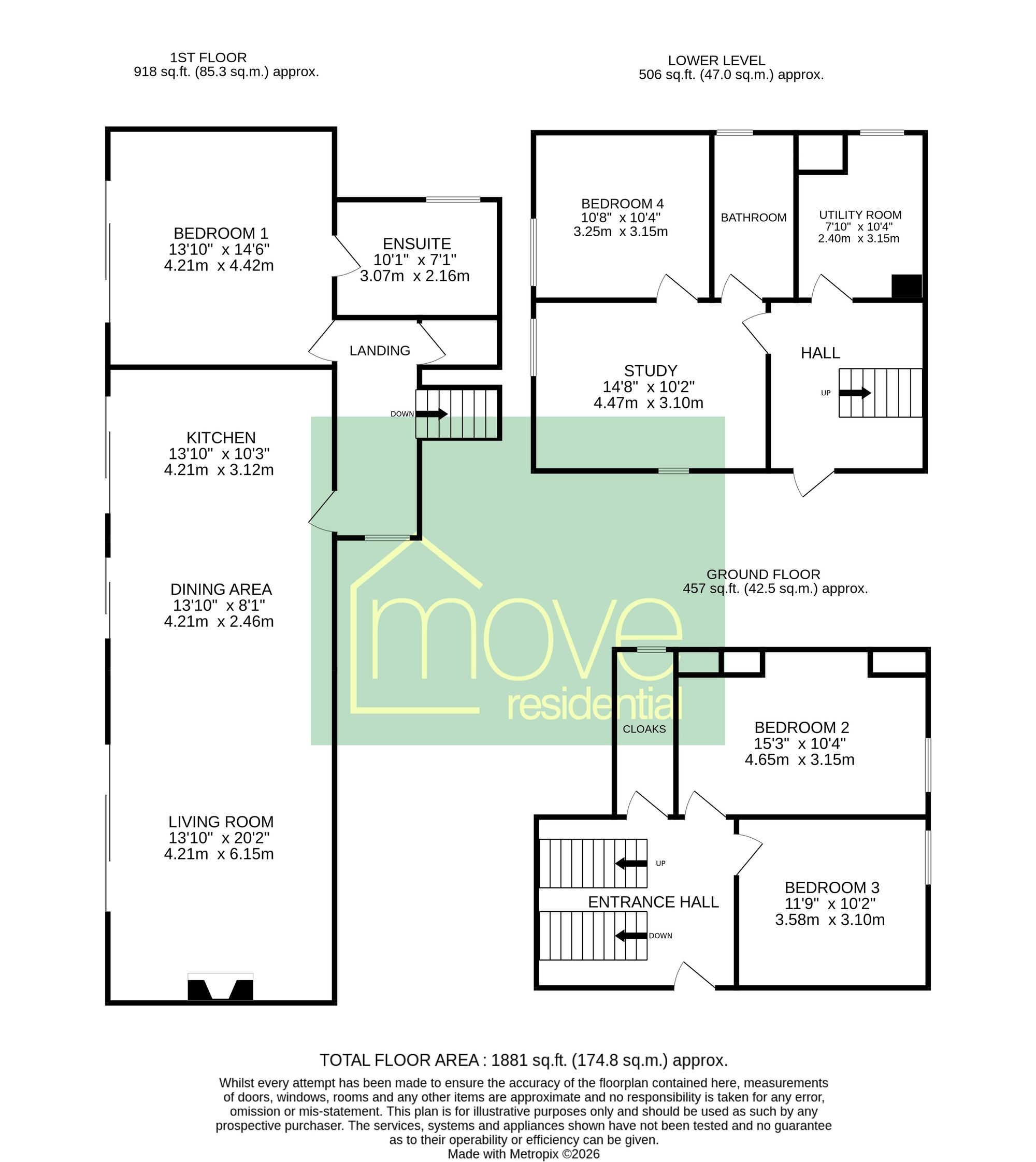 4 Stokesay, Prenton floorplan