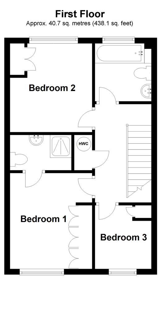 Warren Drive, Southwater, Near Horsham, West Sussex RH13, 3 bedroom
