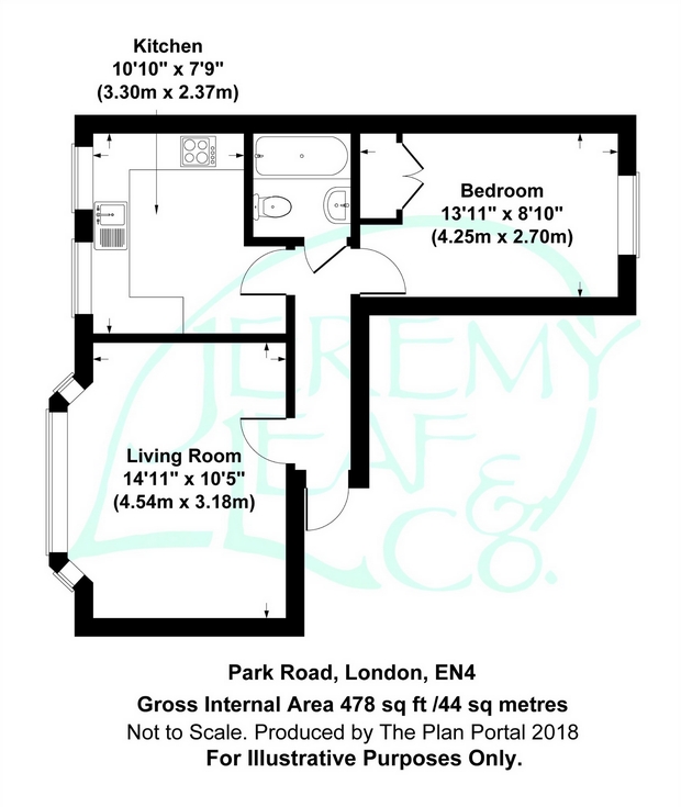 1 Bedrooms Flat to rent in Park Road, New Barnet EN4