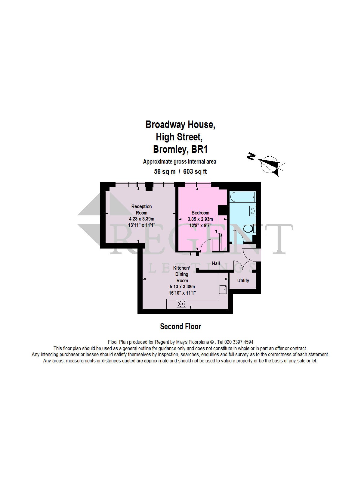 1 Bedrooms Flat to rent in Broadway House, 3 High Street BR1