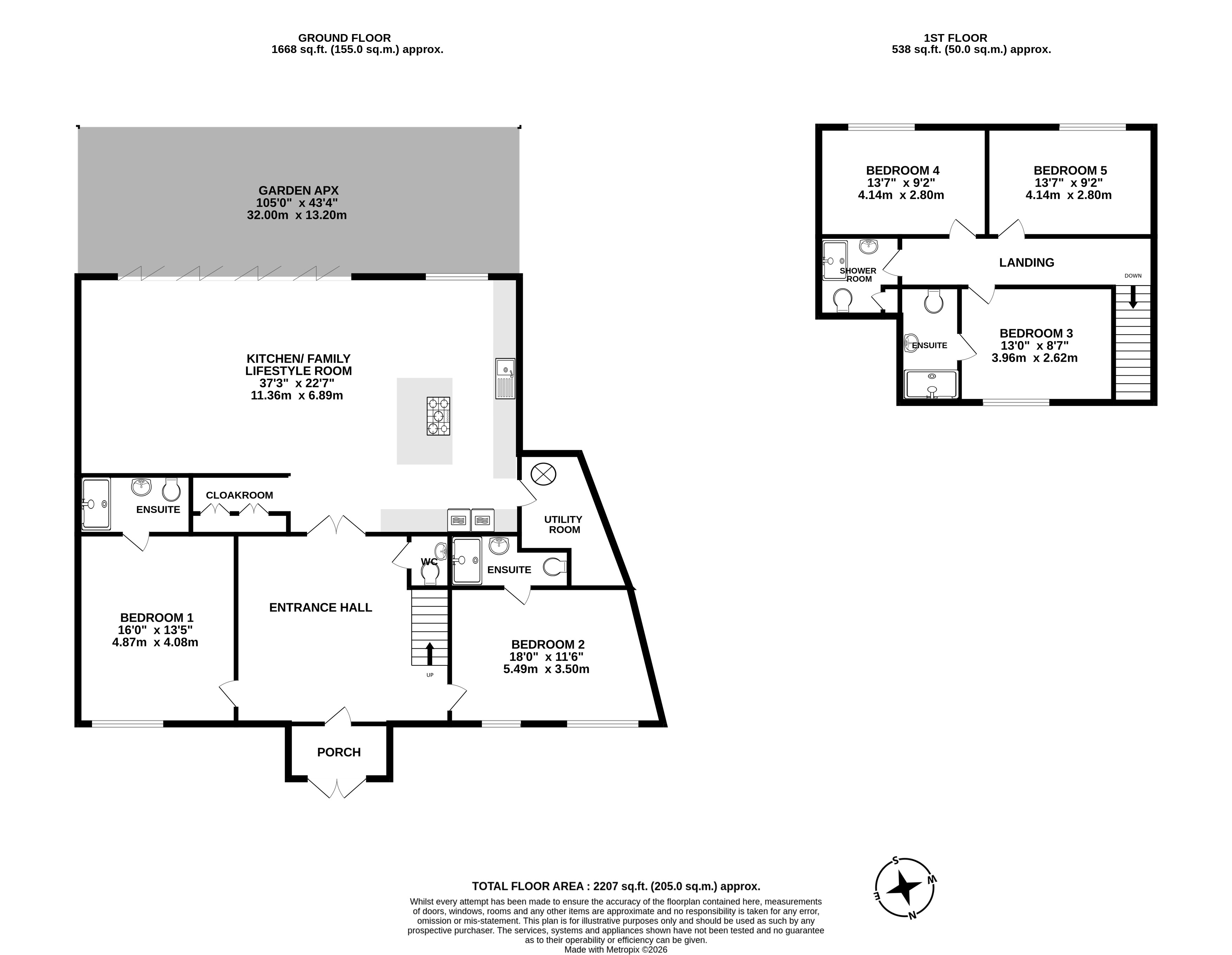 Links Drive, Hertfordshire floorplan
