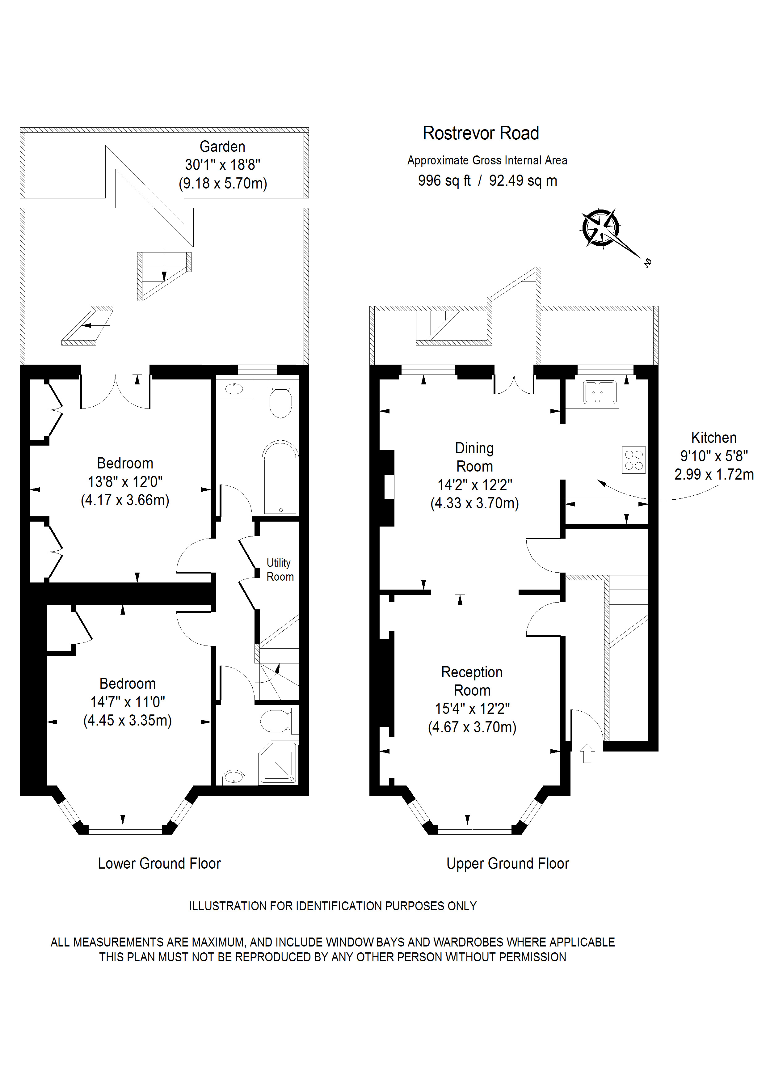 2 Bedrooms Flat to rent in Rostrevor Road, Parsons Green SW6