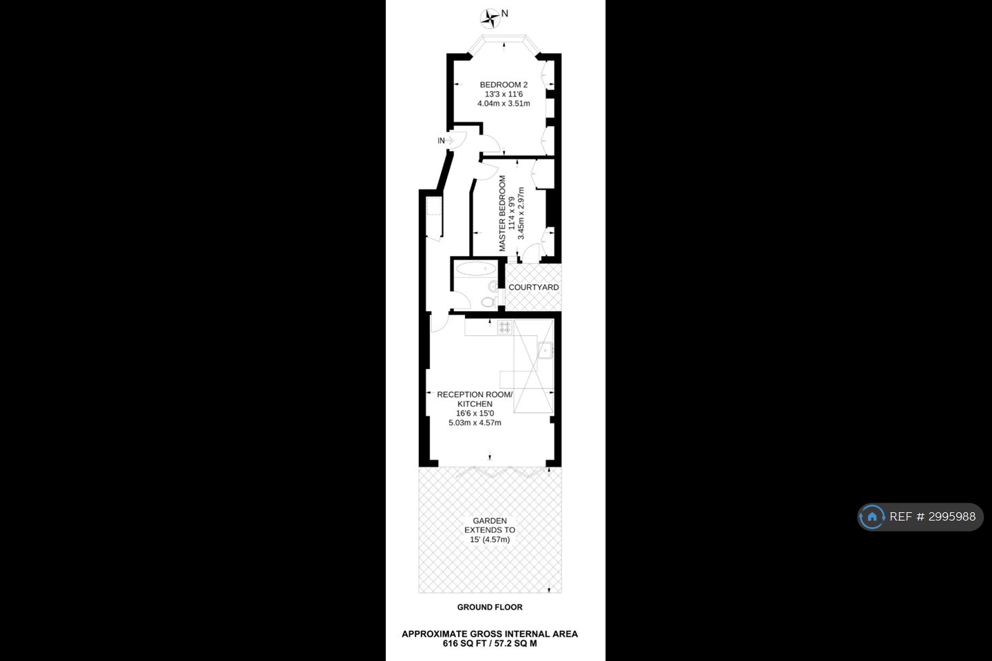 A Ulverscroft Road, London floorplan