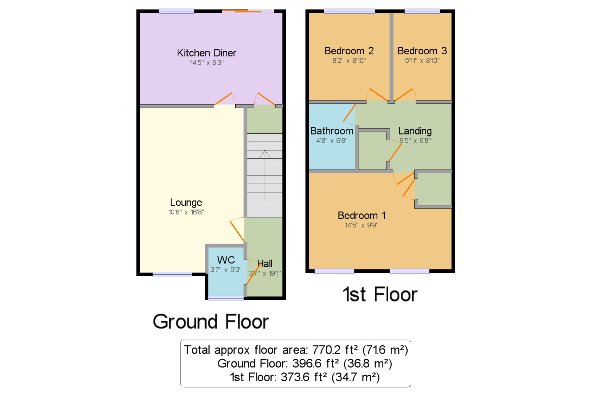 3 Bedrooms Terraced house for sale in Billington Court, Grimsargh, Preston, Lancashire PR2