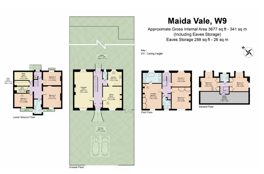 84, Maida Vale, london floorplan