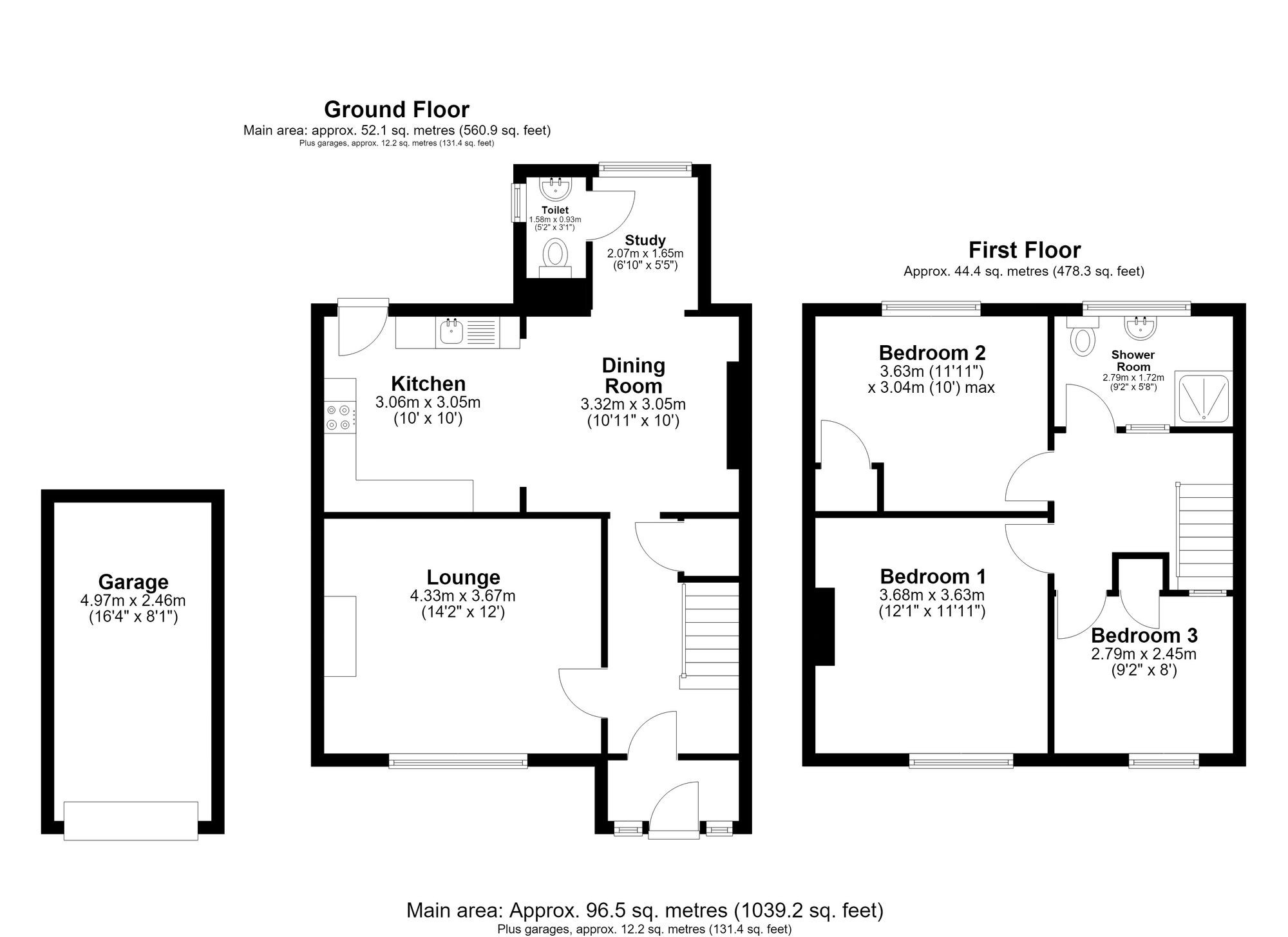 8 Waveney Road, Bury St. Edmunds floorplan