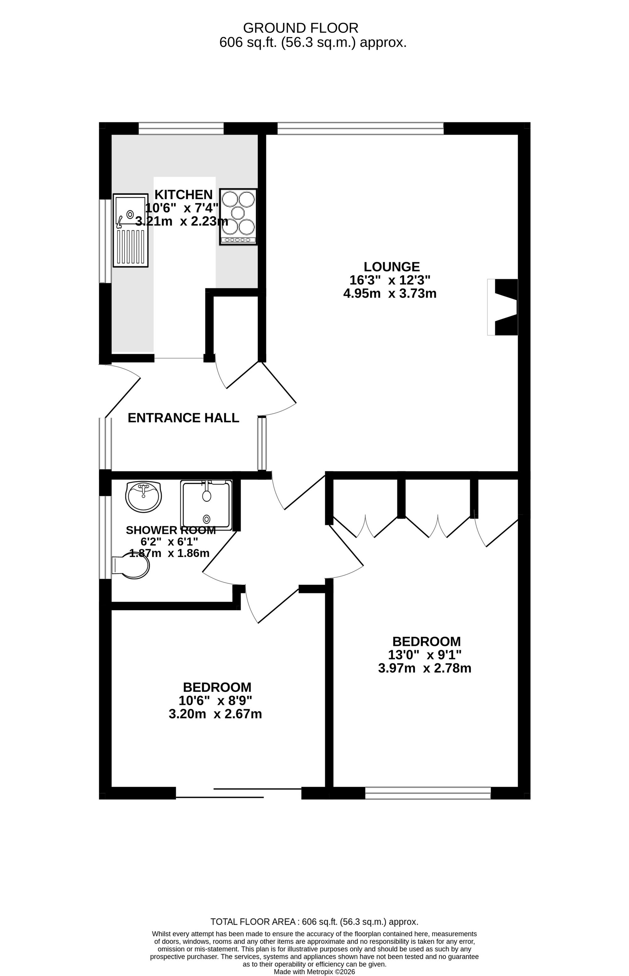 11 Messack Close, Falmouth floorplan