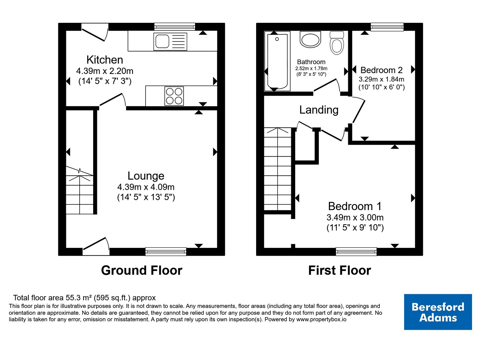 5 Foundry Cottages,, Brunswick Road, Clwyd floorplan