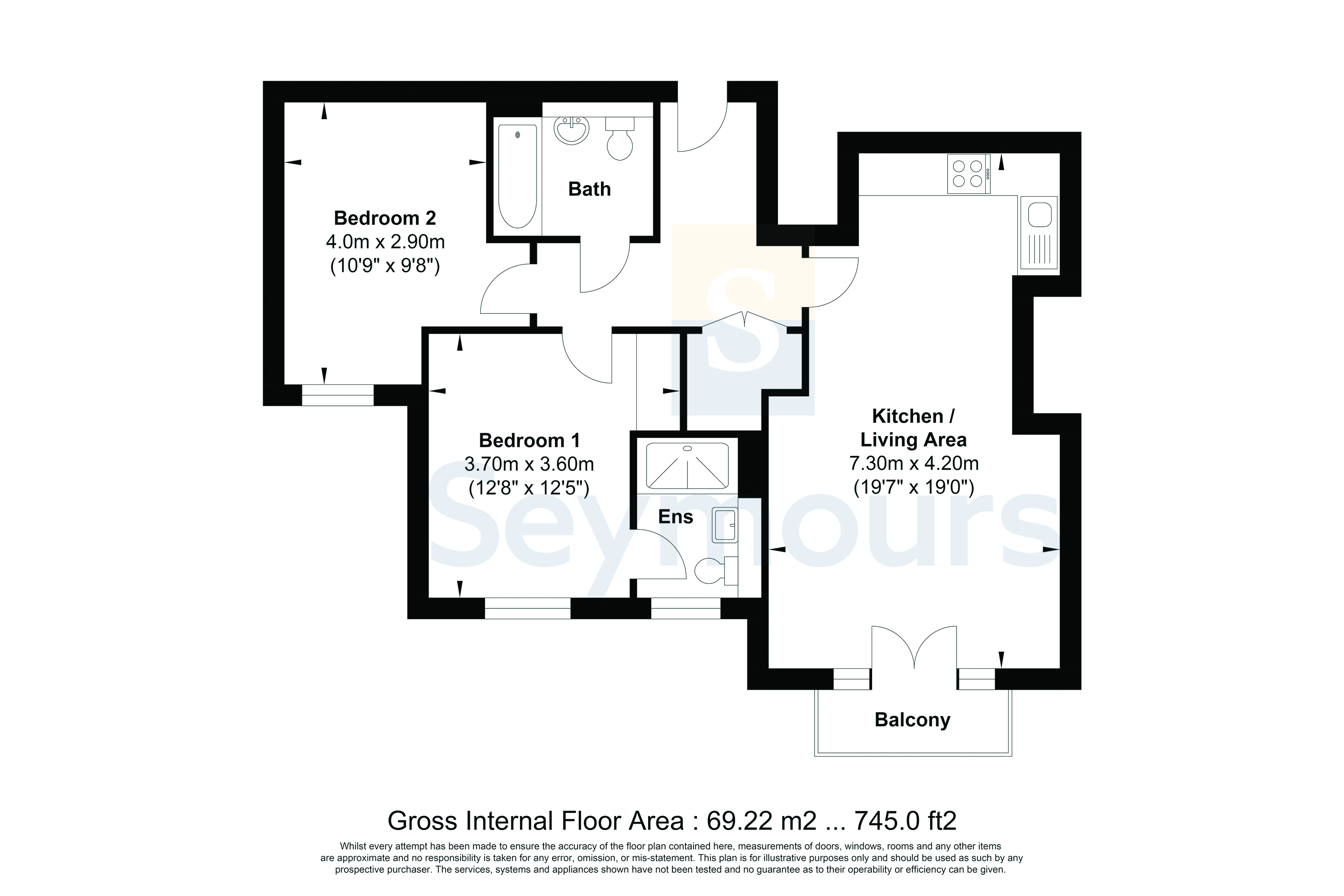 Flat 29, Britannia Wharf,, Monument Road, Surrey floorplan