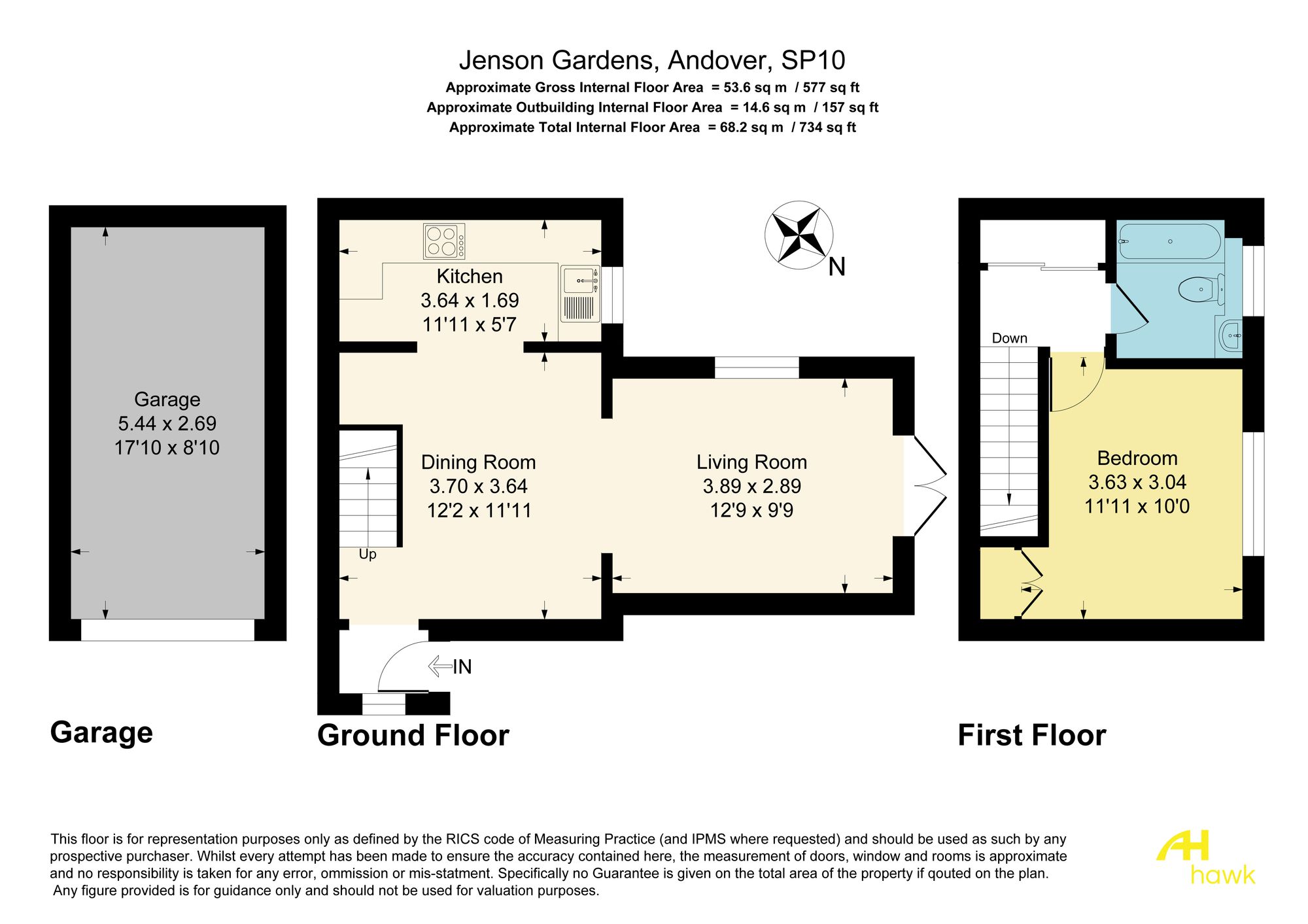 4 Jenson Gardens, Andover floorplan