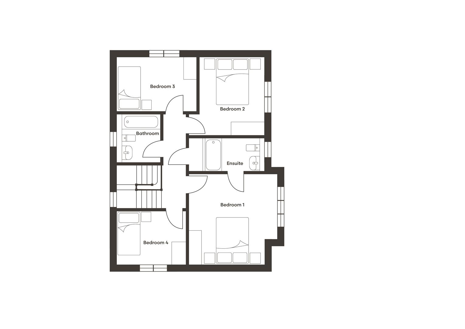 Plot 25, Buckingham, Appleton View, Shuttlewood Road, Bolsover floorplan