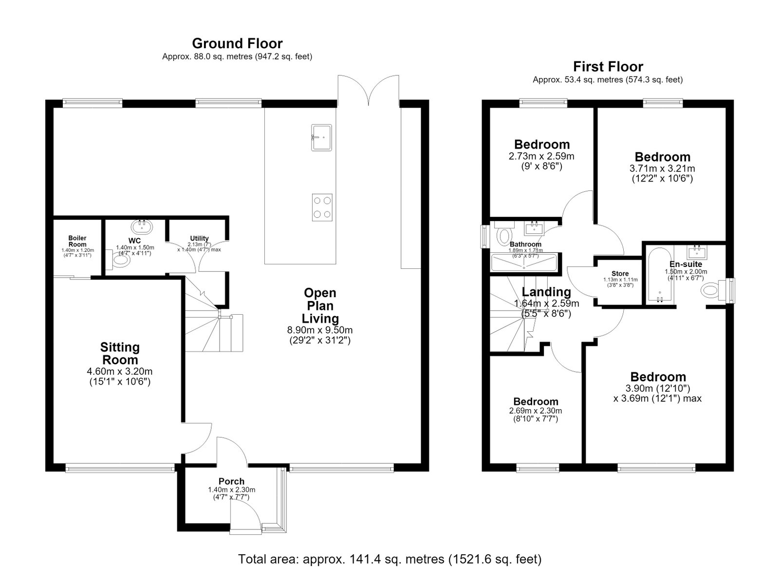 23, Brown Leaves Grove, Blackburn floorplan
