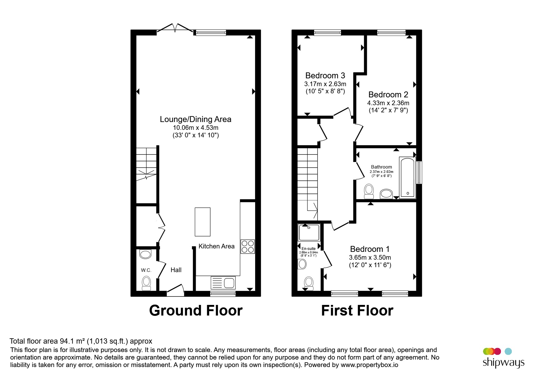 17, Park View, Rugby floorplan