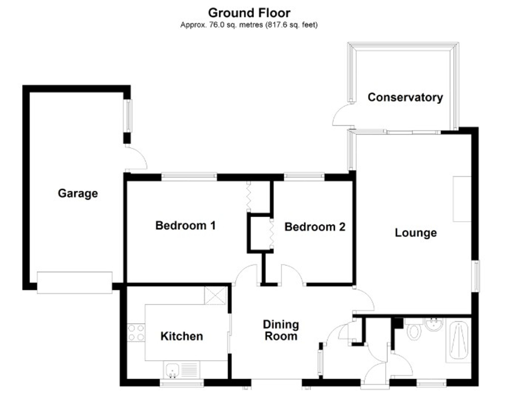 12 Hillside Court, Maidstone floorplan