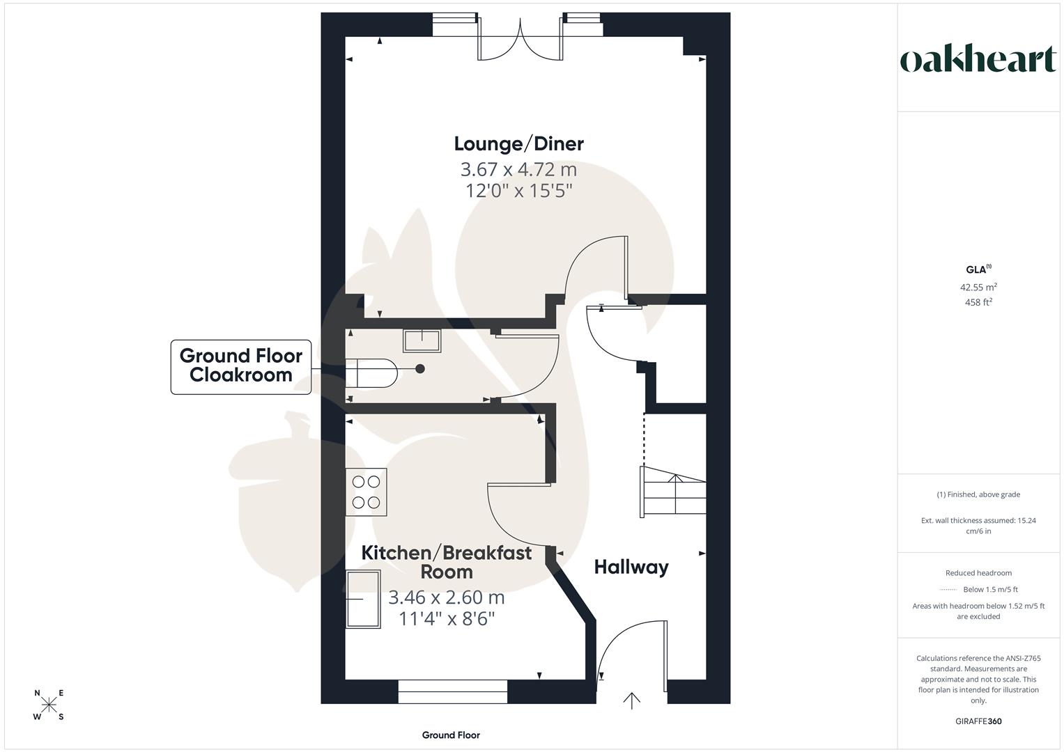 24, Hall Lane, Bury St. Edmunds floorplan