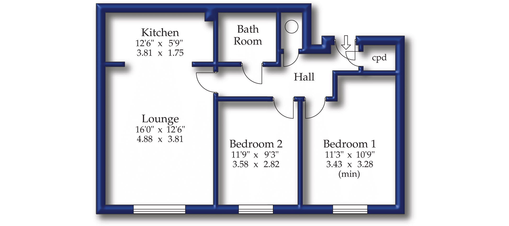 2 Bedrooms Flat for sale in Flat 58, 9 Merchants Court, Bingley, West Yorkshire BD16