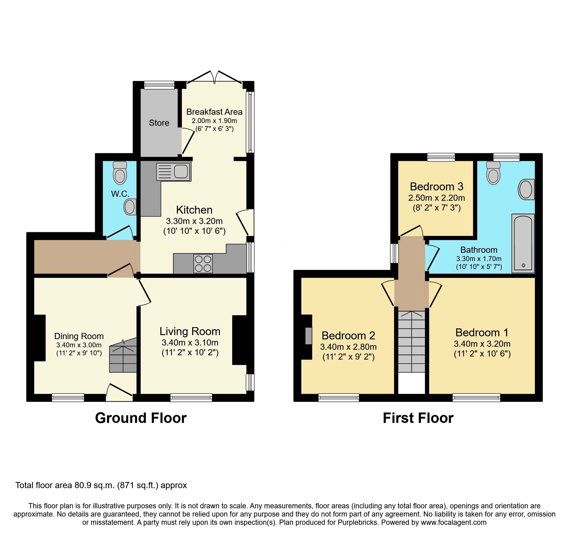 1, Red Lane, Lowdham floorplan