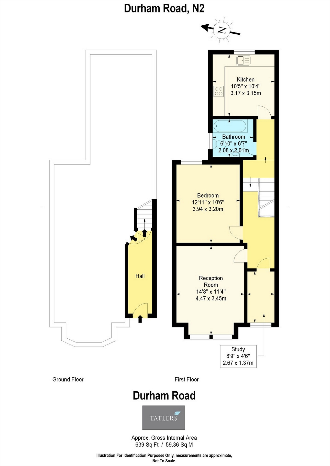 2 Bedrooms Flat for sale in Durham Road, East Finchley, London N2