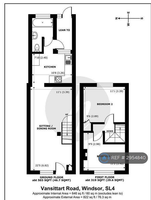 Vansittart Road, Windsor floorplan