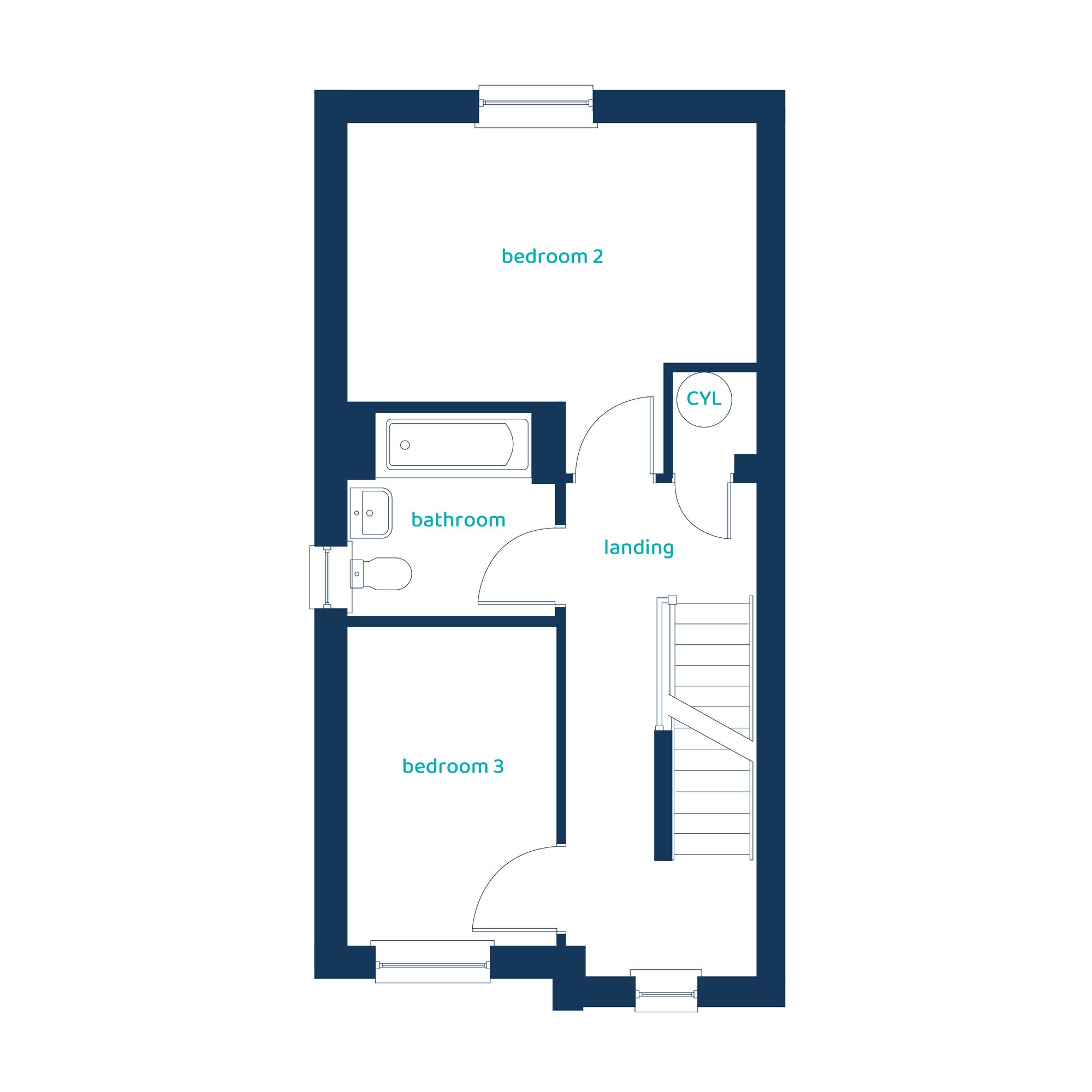 9 Curtiss Drive, Warrington floorplan