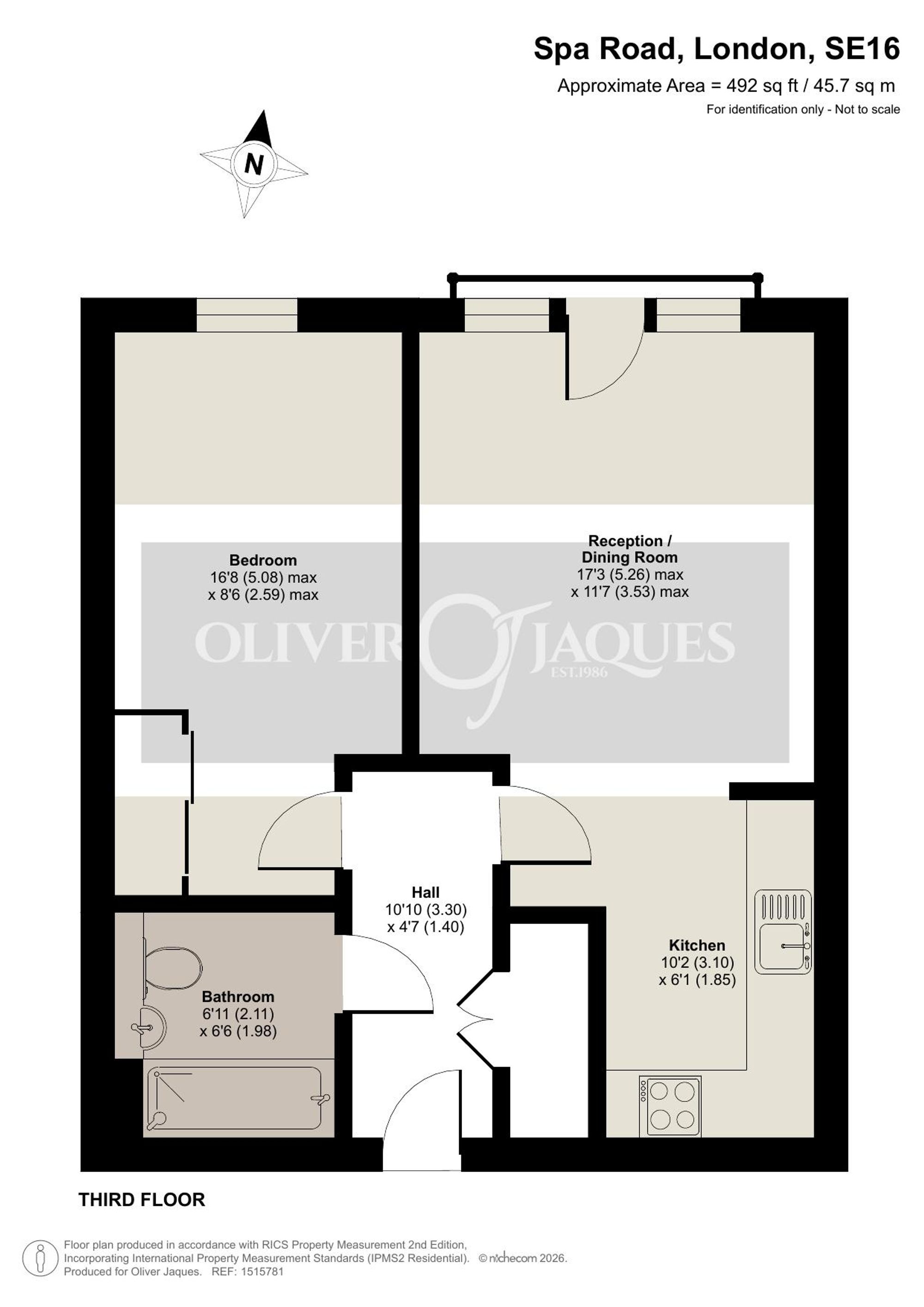 28 Sandover House, London floorplan