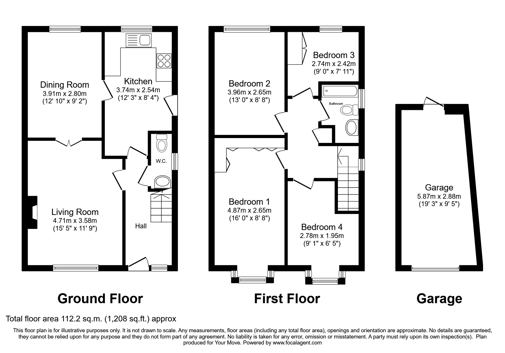 65, Henley Way, Ilkeston floorplan